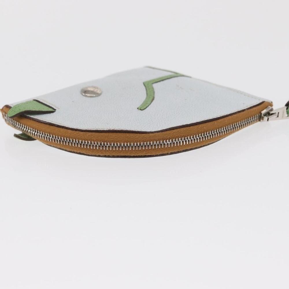 Hermes Leather Paddock Coin Purse Light Blue - Picture 4 of 13